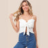'Colette' Ruffled Smocked Camisole - Celes Fashion